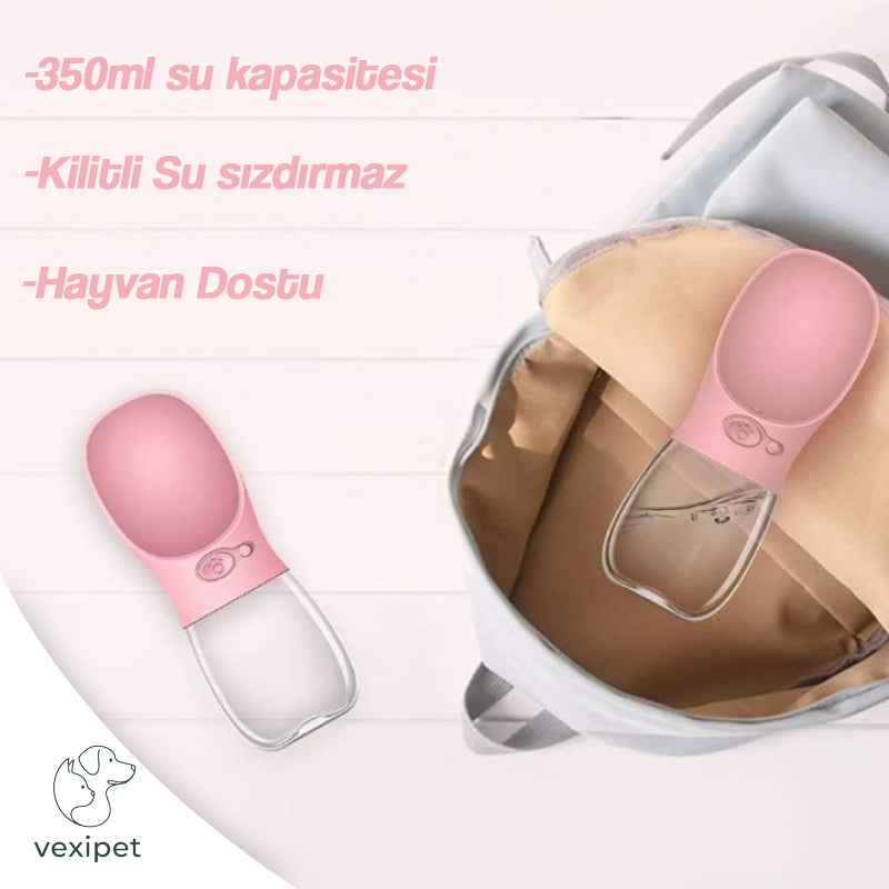 Taşınabilir Kedi & Köpek Su Matarası